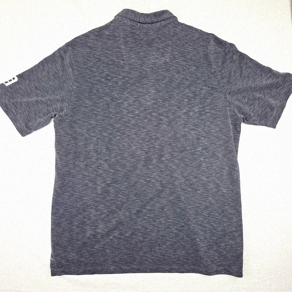 Tommy Bahama Polo Mens Large Gray Detroit Tigers MLB Tencel Blend Short Sleeve - Picture 6 of 6